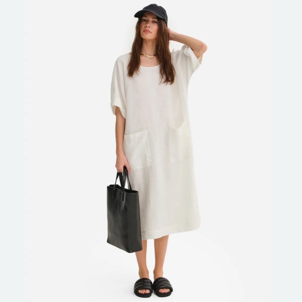 MATE the Label Cream Midi Dress
